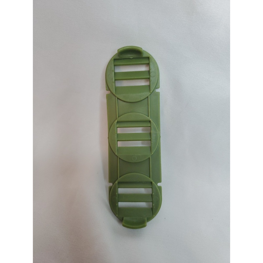 Vtg GI Joe HAVOC LONG COVER track tread 1986 H.A.V.O.C. vehicle green part